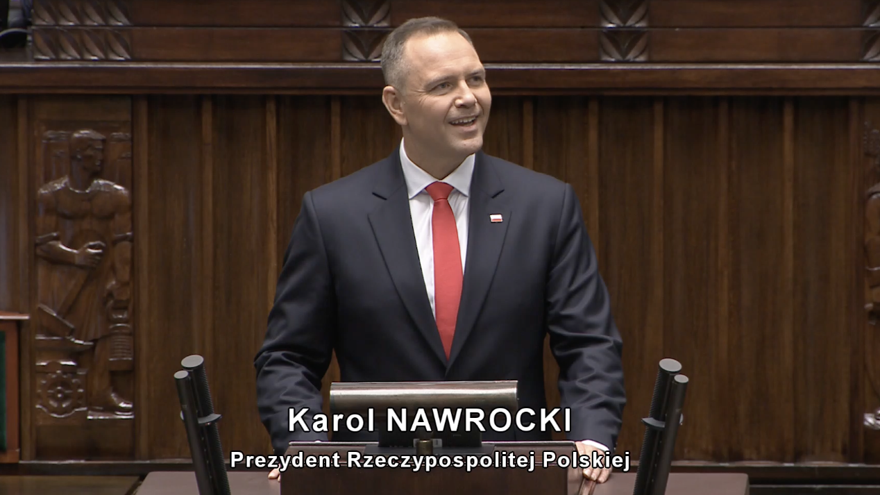 Karol Nawrocki Prezydentem Polski. Orędzie