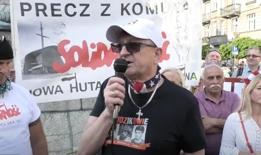 Protest w obronie TV Republika